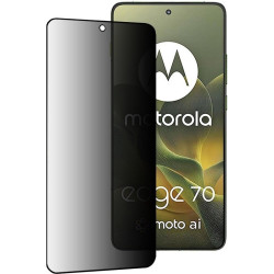 Tempered Glass Motorola Edge 70 Techsuit 111D Privacy Full Glue Full Face Αντιχαρακτικό Γυαλί Προστασίας Απορρήτου Οθόνης - Black (5949419347151)