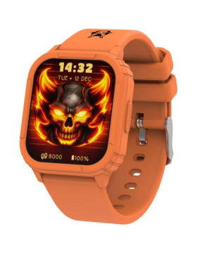 Smartwatch Kiddoboo Goat Rage Gaming Παιδικό με Οθόνη Αφής / Activity Tracker & Παιχνίδια - Orange (KB019X3ORG)