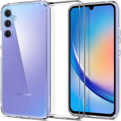 Θήκη Samsung Galaxy A34 Spigen Ultra Hybrid Ανθεκτική Διάφανη Σκληρή - Crystal Clear (ACS05904)