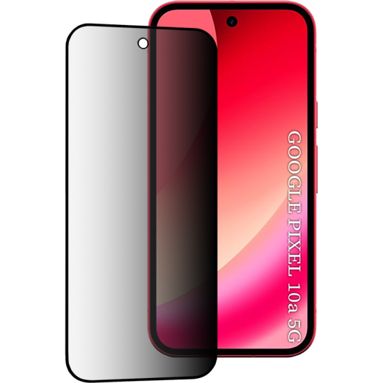 Tempered Glass Google Pixel 10a Techsuit 111D Privacy Full Glue Full Face Αντιχαρακτικό Γυαλί Προστασίας Απορρήτου Οθόνης - Black (5949419360525)