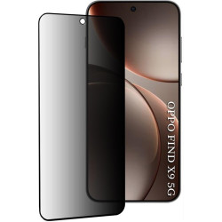Tempered Glass Oppo Find X9 Techsuit 111D Privacy Full Glue Full Face Αντιχαρακτικό Γυαλί Προστασίας Απορρήτου Οθόνης - Black (5949419347229)