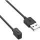 Φορτιστής Techsuit TXC3 Ασύρματο Μαγνητικό USB-A Καλώδιο για Xiaomi Smart Band / Redmi Watch 3.5W 100cm - Black (5949419077195)