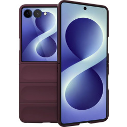 Θήκη Samsung Galaxy Z Flip8 Techsuit Magic Shield Σκληρή - Bordeaux (5949419374287)
