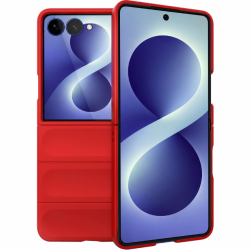 Θήκη Samsung Galaxy Z Flip8 Techsuit Magic Shield Σκληρή - Red (5949419374300)