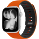 Λουράκι Apple Watch SE/11/10/9/8/7/6/5/4 (42/41/40mm) Buddi Luno Μαγνητικό Σιλικόνης - Orange (8719246610912)