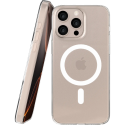 Θήκη iPhone 16 Pro Max Nekit Bare Thin Case Σκληρή Λεπτή Διάφανη με MagSafe 1.2mm - Transparent (8719246595141)