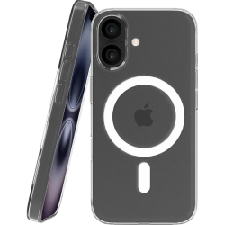 Θήκη iPhone 16 Nekit Bare Thin Case Σκληρή Λεπτή Διάφανη με MagSafe 1.2mm - Transparent (8719246595127)