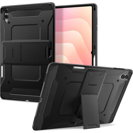 Θήκη Samsung Galaxy Tab S11 Ultra 14.6" Spigen Tough Armor Pro Σκληρή με Kickstand & Υποδοχή για Γραφίδα - Black (ACS10218)