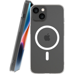Θήκη iPhone 14 / 13 Nekit Bare Thin Case Σκληρή Λεπτή Διάφανη με MagSafe 1.2mm - Transparent (8719246595035)