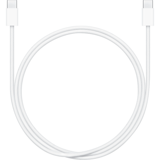 Καλώδιο Type-C Official Apple USB-C Charge Cable Φόρτισης & Μεταφοράς Δεδομένων σε Type-C 100cm 60W - White (MW493ZM/A)