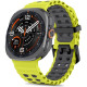 Λουράκι Samsung Galaxy Watch Ultra2 / Ultra1 2026 / 2025 / 2024 47mm Tech-Protect Iconband Pro Σιλικόνης - Lime / Black (5906302325924)