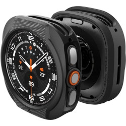 Θήκη Samsung Galaxy Watch Ultra2 2026 47mm Spigen Liquid Air Σιλικόνης - Matte Black (ACS11610)
