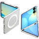 Θήκη Samsung Galaxy Z Flip8 Spigen Air Skin MagFit Σκληρή με MagSafe - Clear / White (ACS11521)