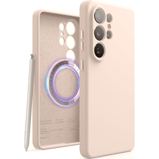 Θήκη Samsung Galaxy S26 Ultra Elago Magnetic Silicone Case Premium Σιλικόνης με MagSafe - Lovely Pink (EGS26MSSC69-LPK)