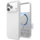 Θήκη iPhone 17 Pro Max Elago Magnetic Ridge Silicone Case Premium Σιλικόνης με MagSafe - White (ES17MSRG69PRO-WH)