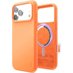 Θήκη iPhone 17 Pro Max Elago Magnetic Ridge Silicone Case Premium Σιλικόνης με MagSafe - Orange (ES17MSRG69PRO-OR)