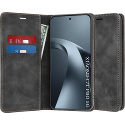 Θήκη Xiaomi 17T Pro Techsuit Confy Cover Πορτοφόλι - Black (5949419371385)