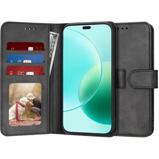 Θήκη Honor 400 Lite Techsuit Diary Book Πορτοφόλι - Black (5949419284821)