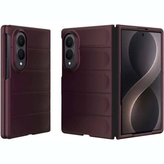 Θήκη Samsung Galaxy Z Fold8 Techsuit Magic Shield Σκληρή - Bordeaux (5949419378162)