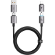 Καλώδιο USB-A / Type-C Mcdodo Cab Nexus Μαγνητικό 2 σε 2 Φόρτισης και Μεταφοράς Δεδομένων σε Type-C / Lightning 60W 120cm - Black (CA-6560)