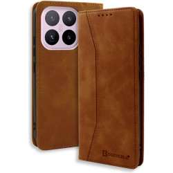Θήκη Xiaomi 17T Bodycell Book Case Πορτοφόλι - Brown (5206015087080)