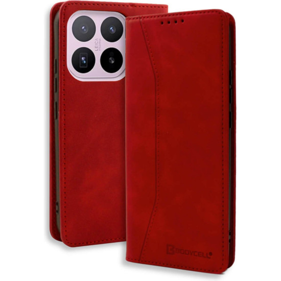 Θήκη Xiaomi 17T Bodycell Book Case Πορτοφόλι - Red (5206015087097)
