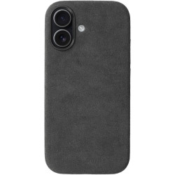 Θήκη iPhone 16 Rosso Avanti Back Cover από Premium Alcantara με MagSafe - Gray (8719246549649)