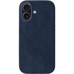 Θήκη iPhone 17 Rosso Avanti Back Cover από Premium Alcantara με MagSafe - Blue (8719246549380)