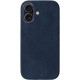 Θήκη iPhone 17 Rosso Avanti Back Cover από Premium Alcantara με MagSafe - Blue (8719246549380)