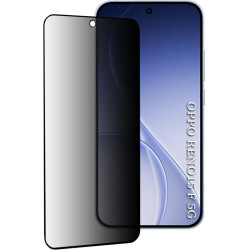 Tempered Glass Oppo Reno15 F / 15 FS Techsuit 111D Privacy Full Glue Full Face Αντιχαρακτικό Γυαλί Προστασίας Απορρήτου Οθόνης - Black (5949419355309)
