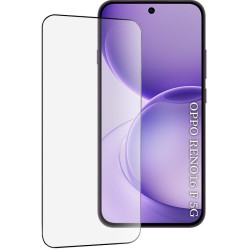 Tempered Glass Oppo Reno16 F / 16 FS Techsuit 111D Full Glue Full Face Αντιχαρακτικό Γυαλί Προστασίας Οθόνης - Black (5949419376953)