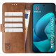 Θήκη Motorola Moto G67 Power / G57 Power Rosso Element PU Πορτοφόλι - Brown (8719246588709)