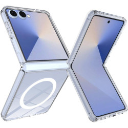 Θήκη Samsung Galaxy Z Flip8 Techsuit MagSafe Pro Σκληρή Διάφανη με MagSafe - Transparent (5949419382978)