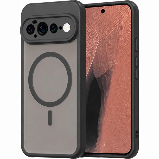 Θήκη Google Pixel 11 Pro XL Techsuit HaloFrost II MagSafe Σκληρή Ημιδιάφανη με MagSafe - Black (5949419382800)
