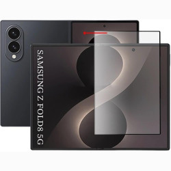 Tempered Glass Samsung Galaxy Z Fold8 Techsuit 111D Full Glue Full Face Αντιχαρακτικό Γυαλί Προστασίας Εξωτερικής Οθόνης - Black (5949419374461)