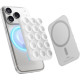 Βάση Στήριξης Elago Phone Mount για Κινητά / Smartphones με MagSafe & Βεντούζα από Σιλικόνη - White (EMSSUCTION-WH)