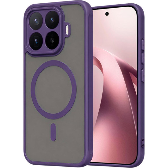 Θήκη Xiaomi 17T Techsuit HaloFrost II MagSafe Σκληρή Ημιδιάφανη με MagSafe - Purple (5949419375956)