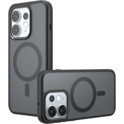 Θήκη Oppo Reno16 Techsuit PureFrost Σκληρή Ημιδιάφανη με MagSafe - Frosted Black (5949419379169)
