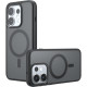 Θήκη Oppo Reno16 Techsuit PureFrost Σκληρή Ημιδιάφανη με MagSafe - Frosted Black (5949419379169)