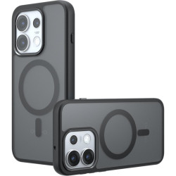 Θήκη Oppo Reno16 Pro Techsuit PureFrost Σκληρή Ημιδιάφανη με MagSafe - Frosted Black (5949419378858)