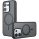Θήκη Oppo Reno16 Pro Techsuit PureFrost Σκληρή Ημιδιάφανη με MagSafe - Frosted Black (5949419378858)