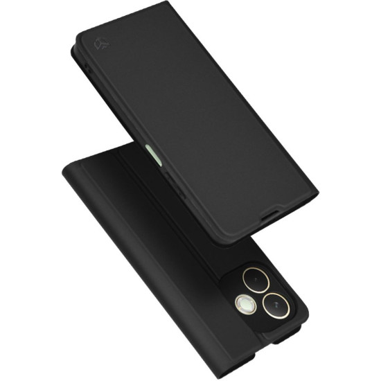 Θήκη Oppo A5 Pro Techsuit Magskin Book Πορτοφόλι από Οικολογικό Δέρμα - Black (5949419292239)