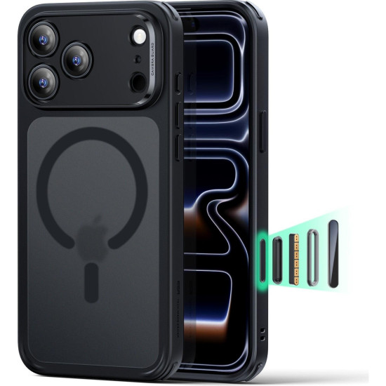 Θήκη iPhone 17 Pro ESR Classic Hybrid Magnetic Ανθεκτική με MagSafe & Κάλυμμα για Camera Control - Frosted Black (4894240303214)
