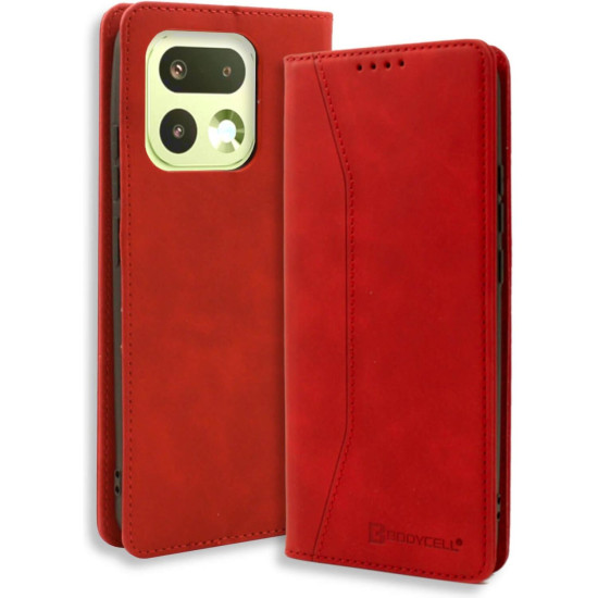 Θήκη Realme 16 Pro Plus Bodycell Book Case Πορτοφόλι - Red (5206015087035)