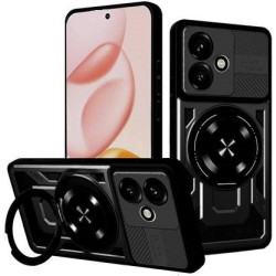 Θήκη Honor 400 Techsuit RuggedCam Ανθεκτική με KickStand & MagSafe - Black (5949419340060)