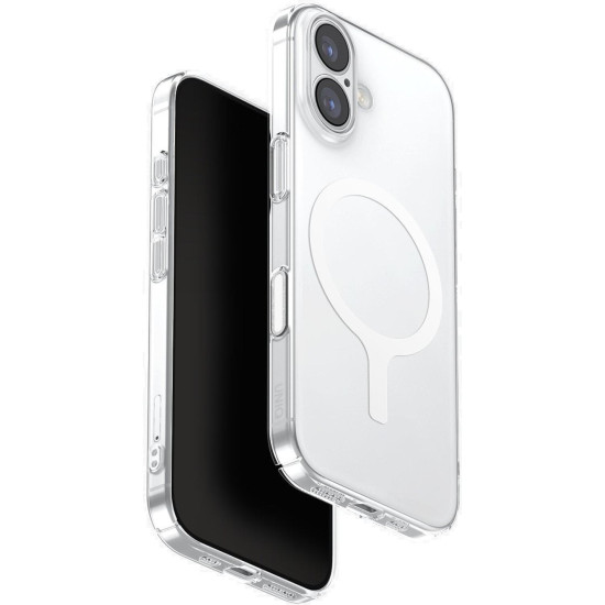 Θήκη iPhone 17 Uniq AirSuit Ultra Slim MagClick Σκληρή με MagSafe - Glossy Clear White (UNIQ-IP6.3(2025)-ASMGCLRW)