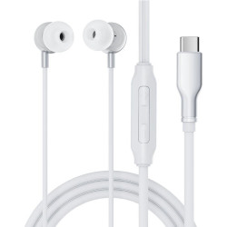 Handsfree Ακουστικά Acefast L8 Wired Earphones with Mic Ενσύρματα με Type-C - Gray (6974316284956)