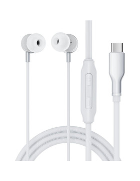 Handsfree Ακουστικά Acefast L8 Wired Earphones with Mic Ενσύρματα με Type-C - Gray (6974316284956)