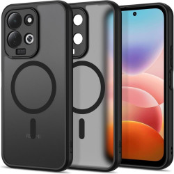 Θήκη Xiaomi Redmi 17 Tech-Protect MagMat Σκληρή Ημιδιάφανη με MagSafe - Matte Black (5906302342815)