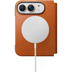Θήκη iPhone Duo Nomad Traditional Horween Leather Folio Δερμάτινο Πορτοφόλι με MagSafe - Saddle (NM017682858)